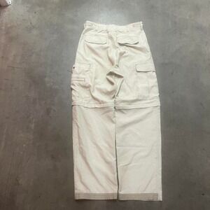 Y2K Urban up men's tan tactical‎ pants cut off cargo skater utility baggy